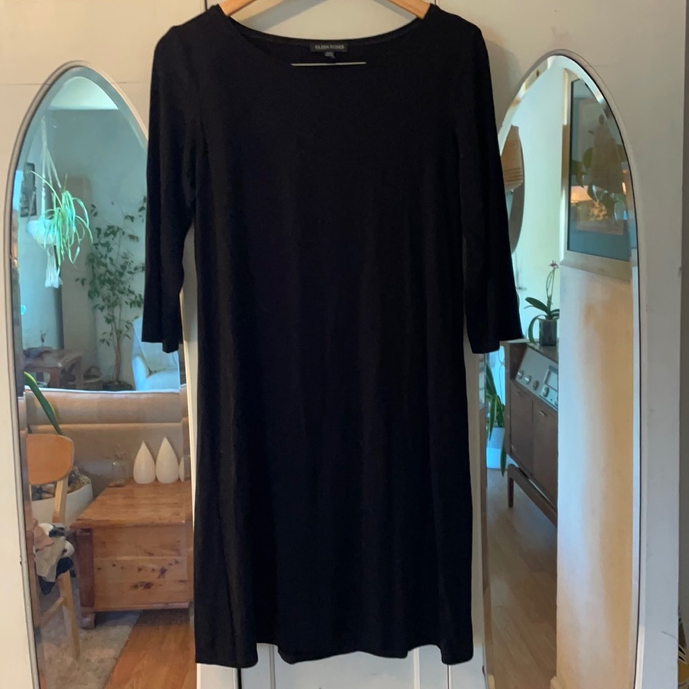 Eileen Fisher Black Dress small